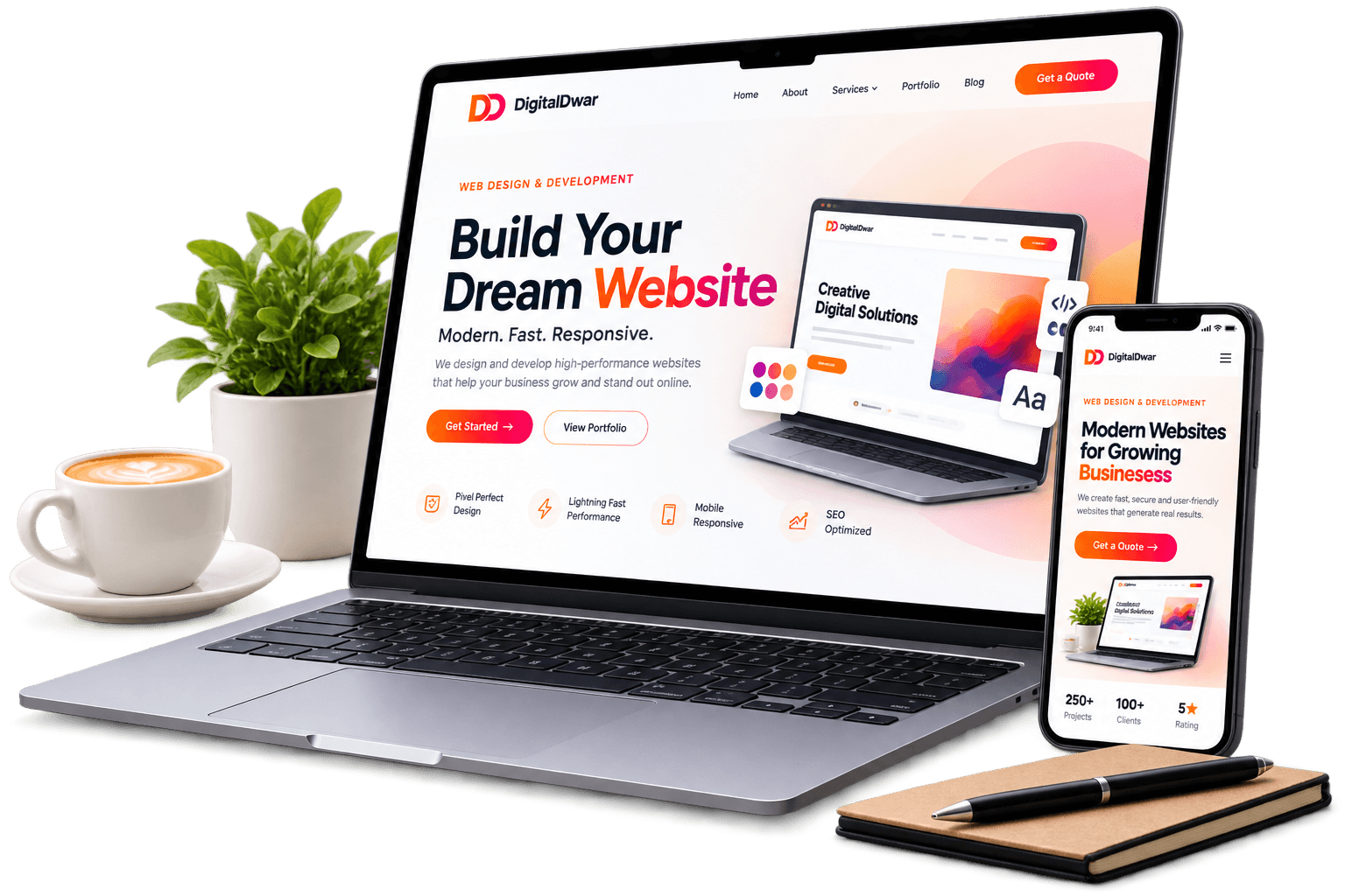 Digital Dwar Website Design and Development