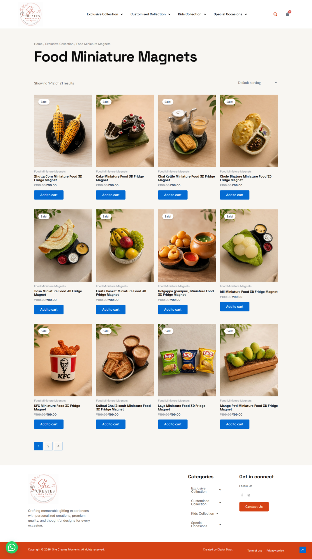 Single Category Page