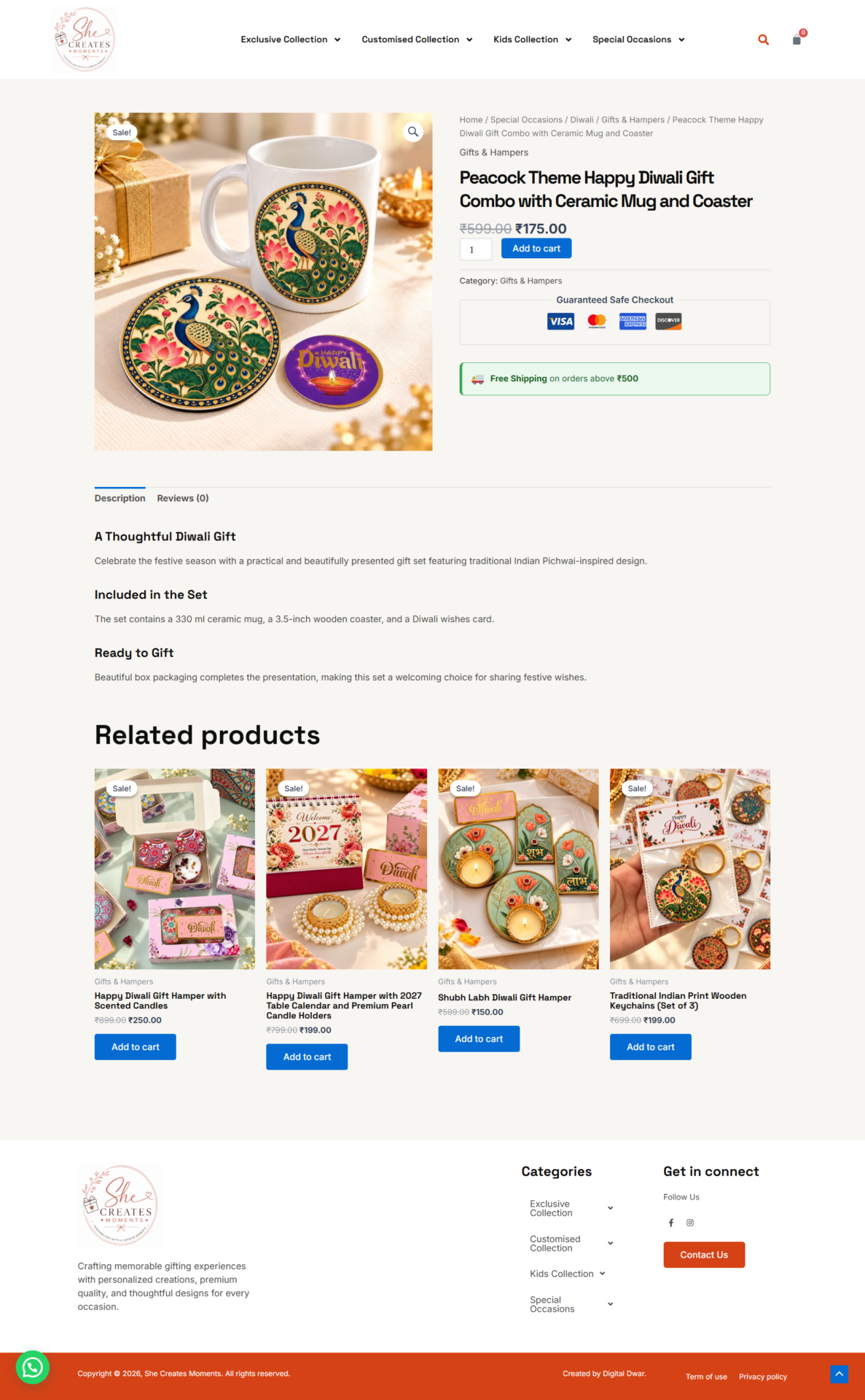 Single Product Page
